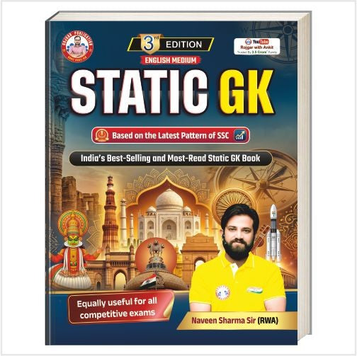 Static G.K. Updated 2026 (English Version) By Ankit Bhati Sir & Naveen Sharma Sir RWA