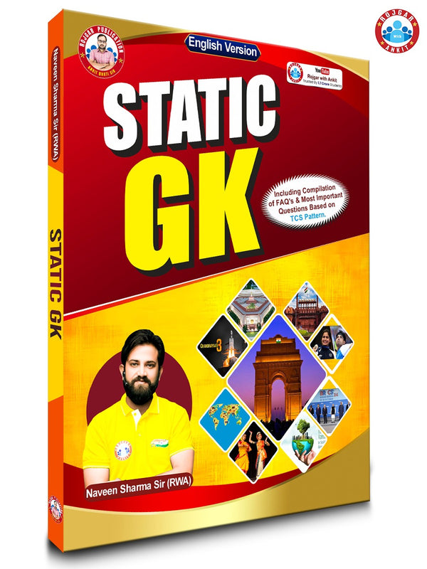 Static G.K New English Version (Updated 2025) Book by Ankit Bhati Sir And Naveen Sir