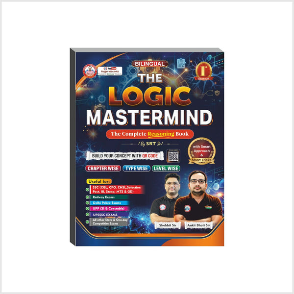 The Logic Mastermind Bilingual (The Complete Reasoning )Book By Ankit Bhati Sir & SRT Sir RWA