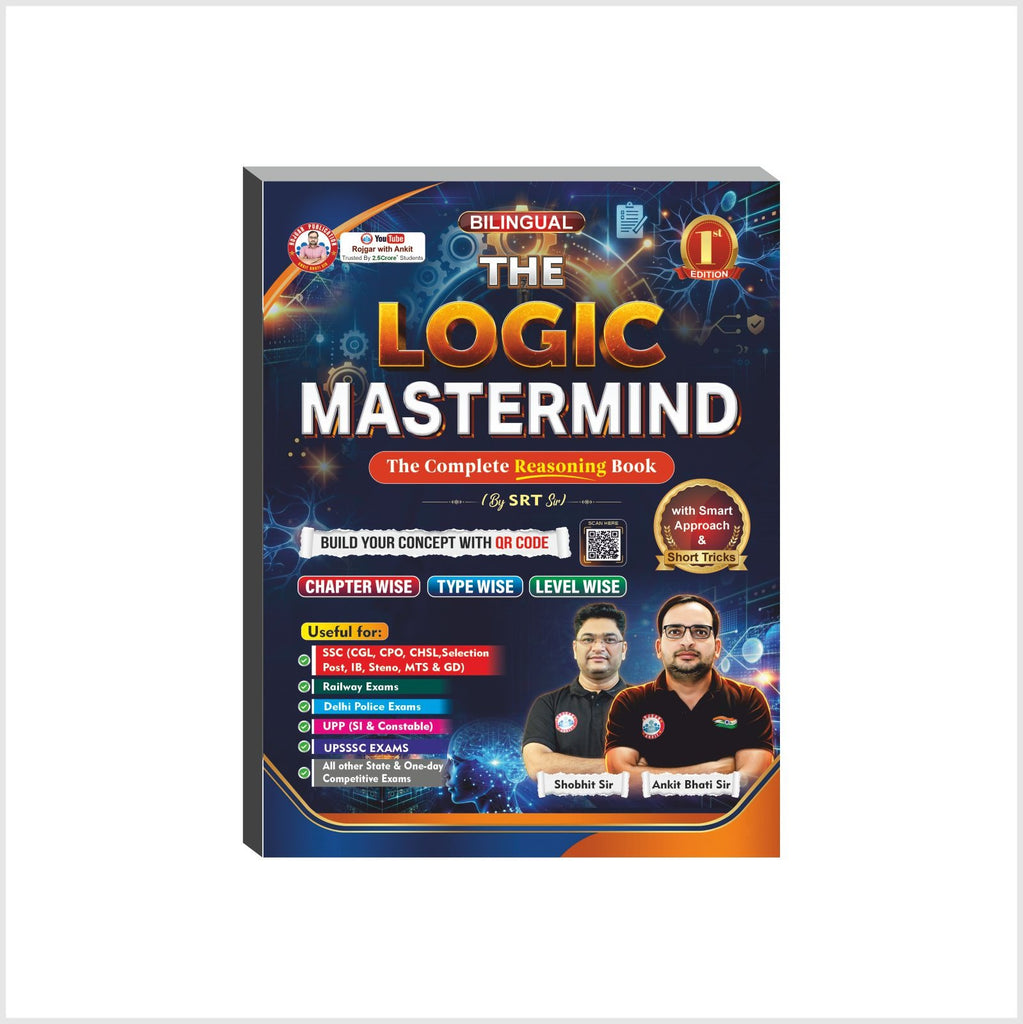 The Logic Mastermind Bilingual (The Complete Reasoning )Book By Ankit Bhati Sir & SRT Sir RWA